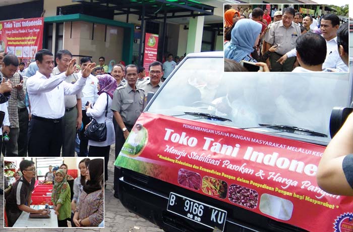 Mentan Janji Pantau Toko Tani Tiap Hari, Targetkan 1.000 Outlet di DKI